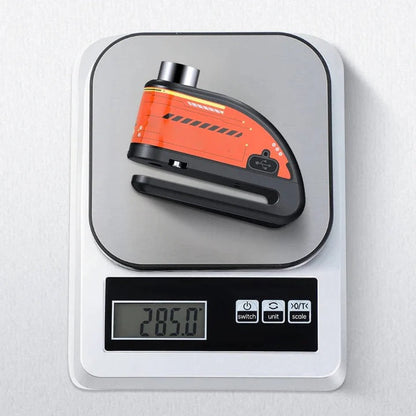 Anti-Theft Motorcycle Brake Lock with Alarm System