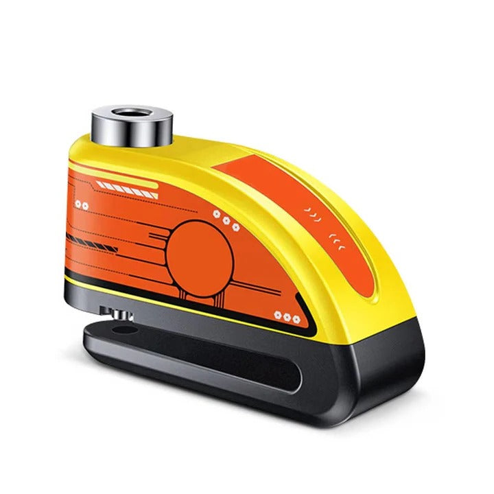 Anti-Theft Motorcycle Brake Lock with Alarm System