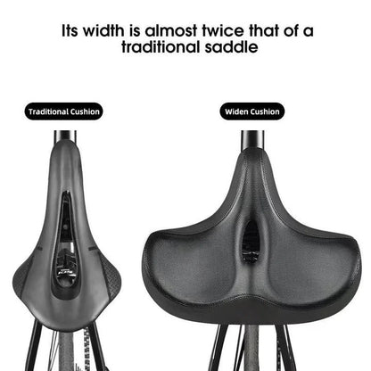 Comfortable Cushioned Bike Seat with Back Support