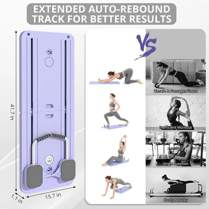Compact Home Pilates Reformer Exercise Board