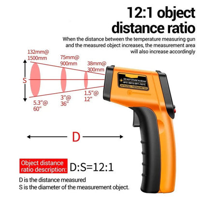 Accurate Digital Non Contact Infrared Thermometer Gun
