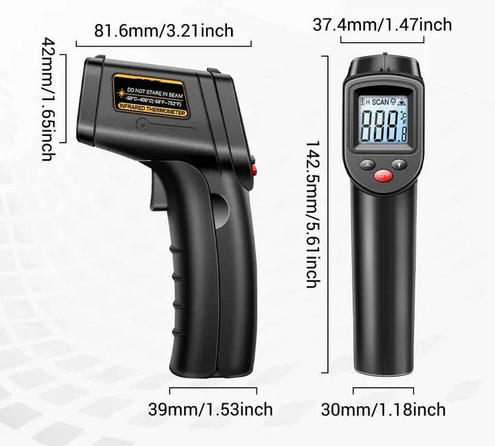 Accurate Digital Non Contact Infrared Thermometer Gun