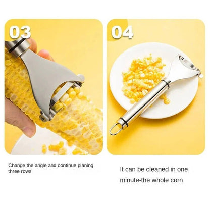 Easy Corn Stripper with Stainless Steel Blade