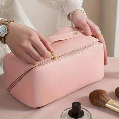 Large Cosmetic Storage Pouch with Many Pockets