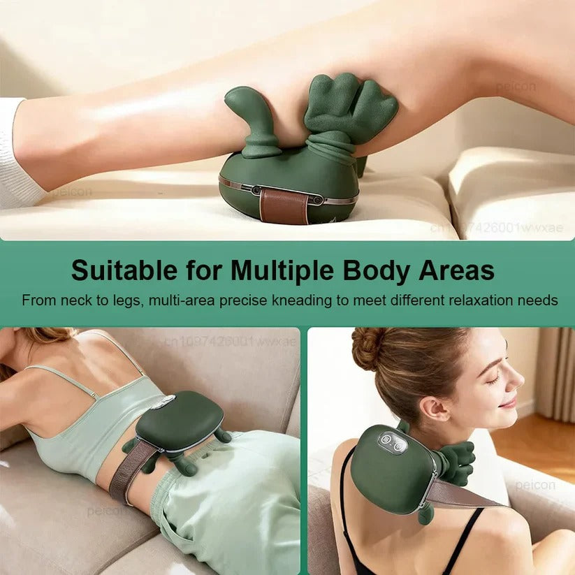 Relaxing Heated Massage Cushion for Neck and Back