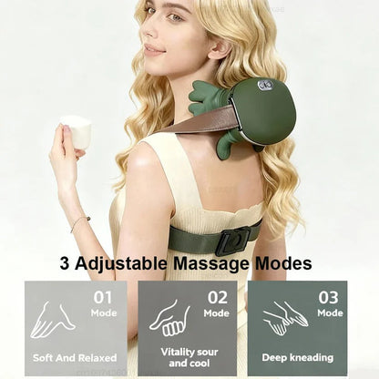 Relaxing Heated Massage Cushion for Neck and Back