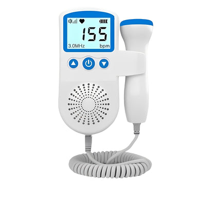 Portable Baby Heartbeat Monitor with Screen and Audio