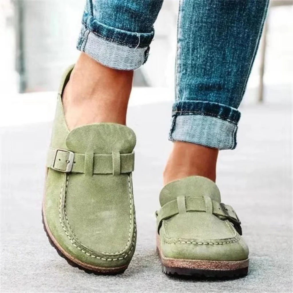 Women's Orthopedic Clogs with Adjustable Buckle Strap for All-Day Comfort & Support | Lightweight Summer Footwear | Casual Sandals