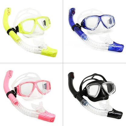 Durable Dive Mask with Flexible Rubber Strap