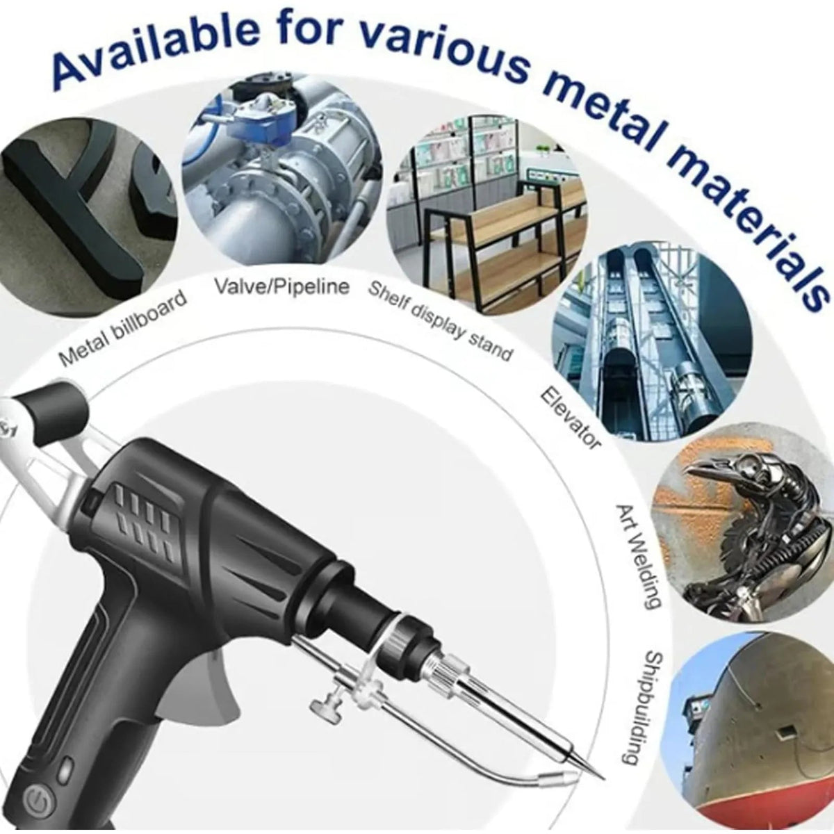 WeldMaster Pro | Ergonomic MIG Welder Tool with Real-Time Monitoring | Versatile for All Metal Projects