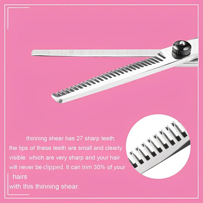 Premium Hair Cutting Kit with Thinning Scissors and Accessories