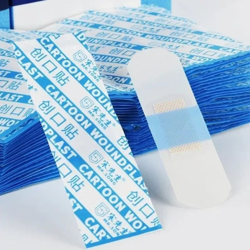 Breathable Waterproof Bandage Strips for Kids and Adults