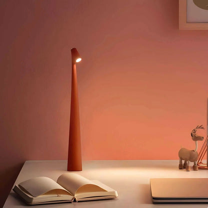 Portable Metal Office Lamp with Adjustable Brightness and USB Port