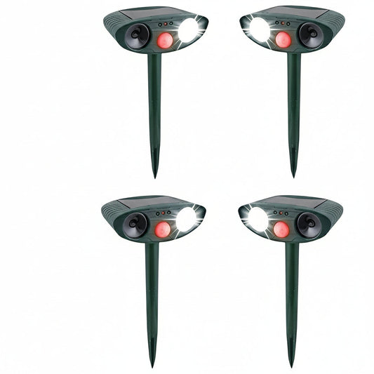 Outdoor Electronic Pest Repeller, 4 Pack - Ortekor