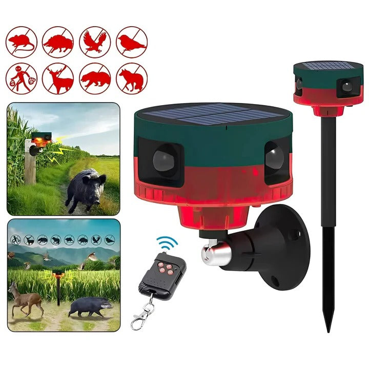 Outdoor Motion Activated Animal Deterrent with Wide Coverage