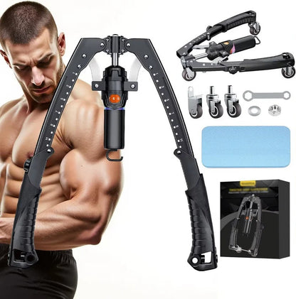 Compact Home Gym Arm Exerciser with Adjustable Resistance
