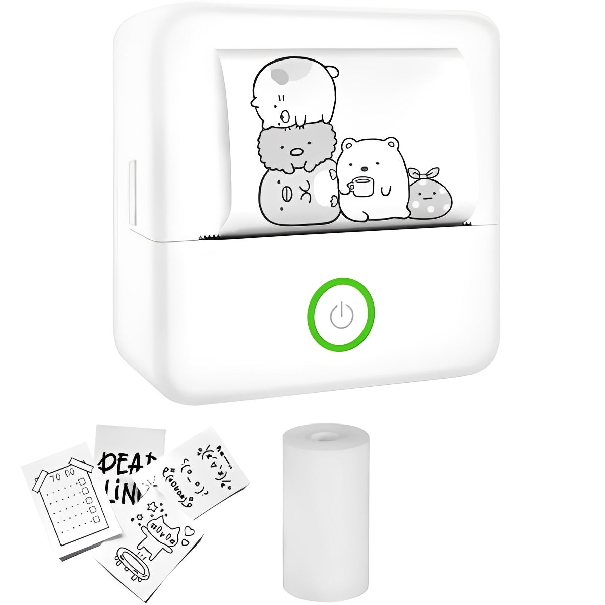 Wireless Compact Photo Sticker Printer with Bluetooth