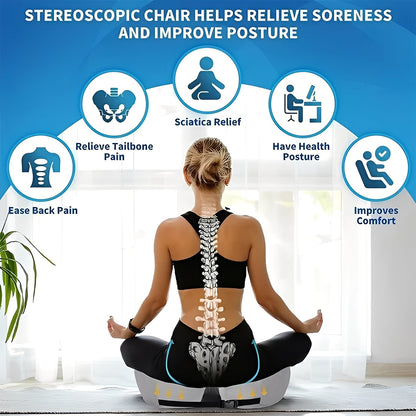 Comfortable Memory Foam Chair Cushion for Back Support