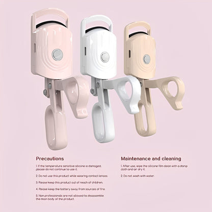 Portable Warm Eye Lash Curler for Easy Makeup