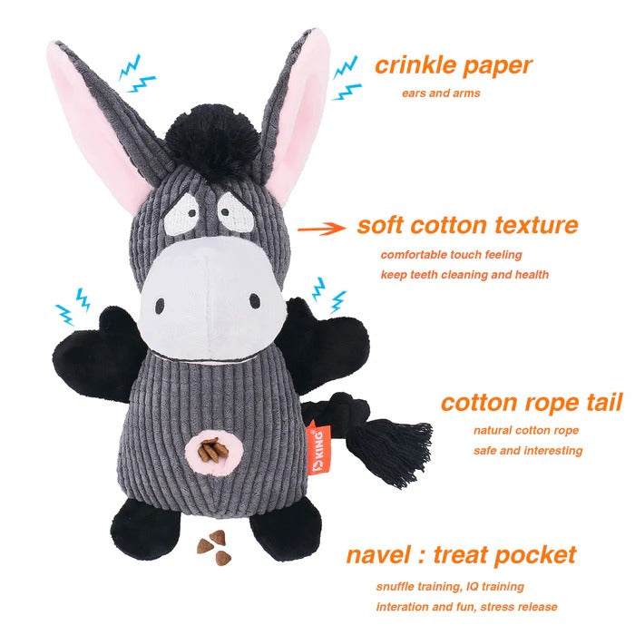 Soft Cuddly Pet Toy and Durable Playmate