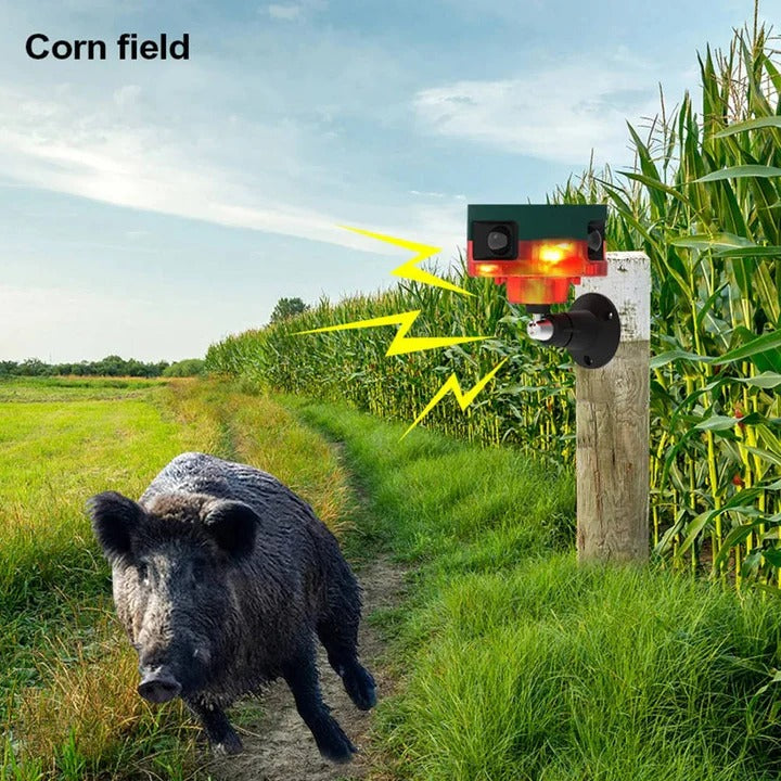Outdoor Motion Activated Animal Deterrent with Wide Coverage