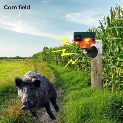 Outdoor Motion Activated Animal Deterrent with Wide Coverage