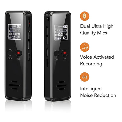 Portable Voice Recorder with Automatic Save
