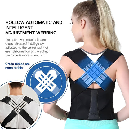 Comfortable Back Support with Flexible Shoulder Straps