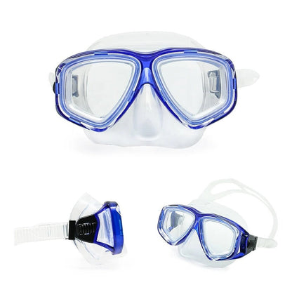 Durable Dive Mask with Flexible Rubber Strap