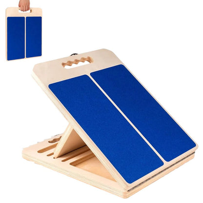 Multi Angle Folding Wood Incline Stretching Board