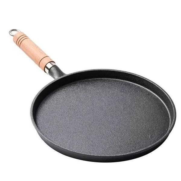 Durable Iron Crepe Skillet for Gas and Electric Stoves - Ortekor