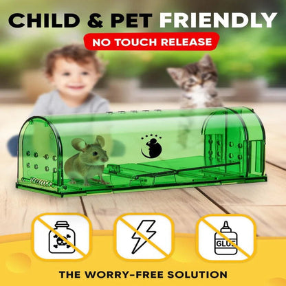 Easy Catch Humane Mouse Traps, 4 Pack