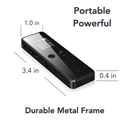 Portable Voice Recorder with Automatic Save