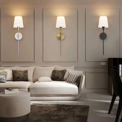 Easy Install Cordless Wall Lights Set of 2