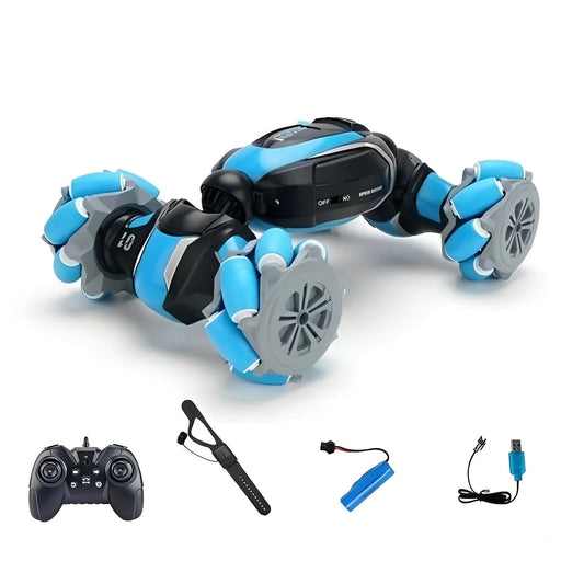 Remote Control Stunt Car with Reversible Driving Action - Ortekor