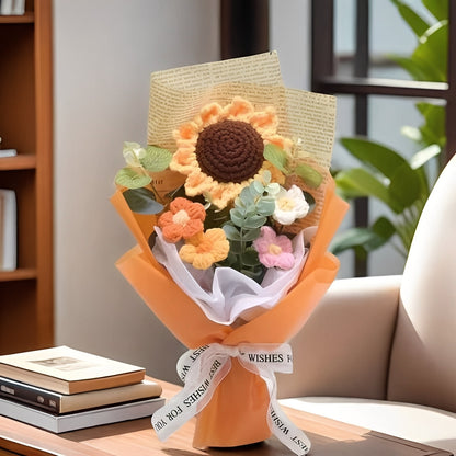 Beautiful Floral Crochet Flower Gift Arrangement