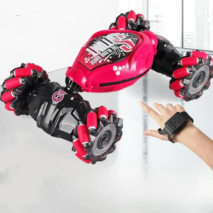 Hand Gesture Controlled Off-Road Monster Truck 4WD All-Terrain RC Vehicle for Kids and Adults Indoor Outdoor Racing Blue Red Gray