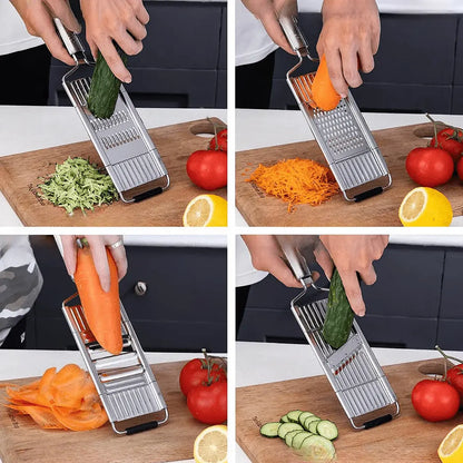 Rotary Vegetable Slicer with Stainless Steel Drums for Cabbage, Carrots, Salads & Food Prep