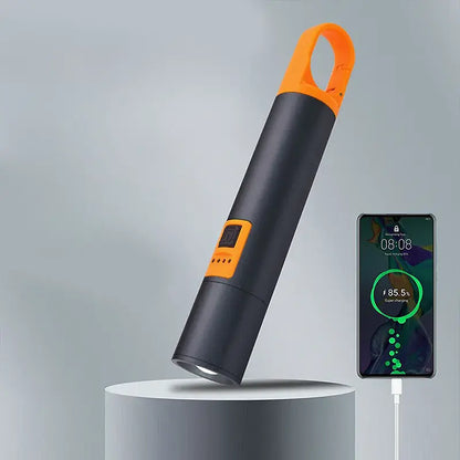 High-Power LED Torch with Adjustable Focus and Multiple Light Modes for Camping, Hiking, Emergency Use