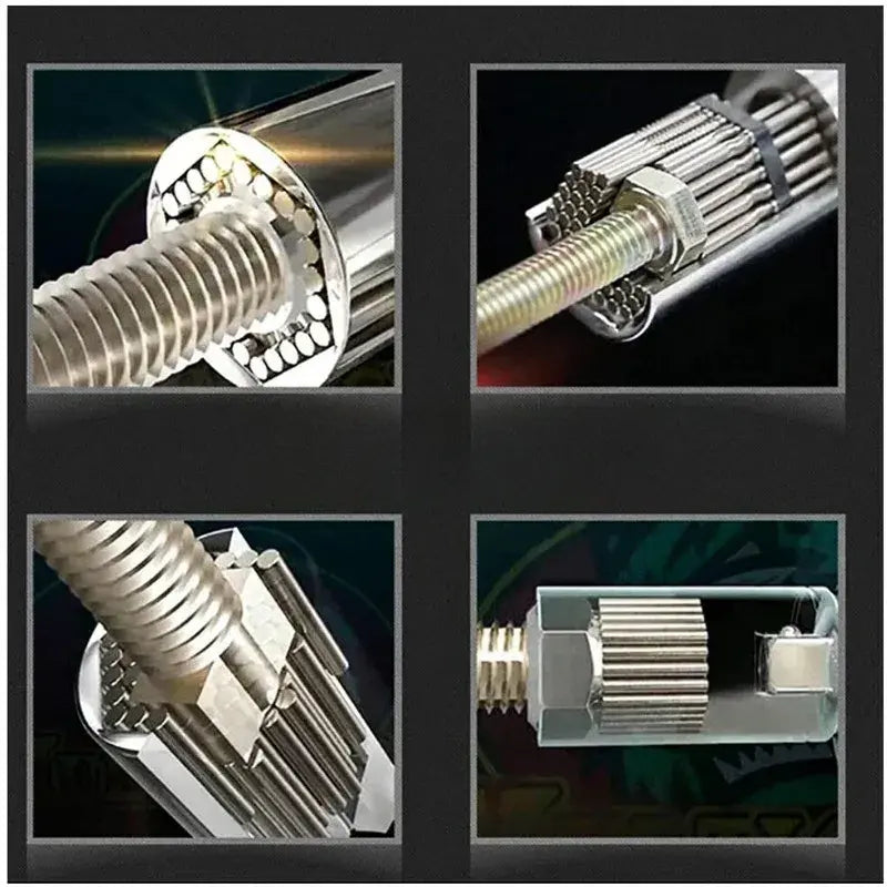 Multi-Purpose Adjustable Socket Grip Tool with Self-Conforming Pins for Nuts, Bolts & Fasteners in Any Size or Shape