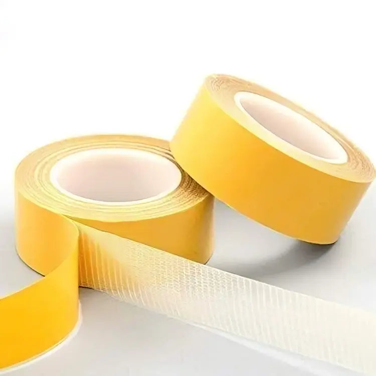 Industrial Strength Mounting Tape for Walls Floors Fabrics 2-Roll Kit No-Drill Poster Hanger Rug Gripper Fabric Repair Multi-Surface Adhesiv