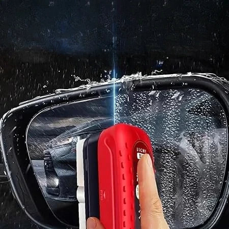 Windshield Glass Cleaner Brush with Water-Repellent Coating for Cars – Removes Haze, Streaks & Road Film