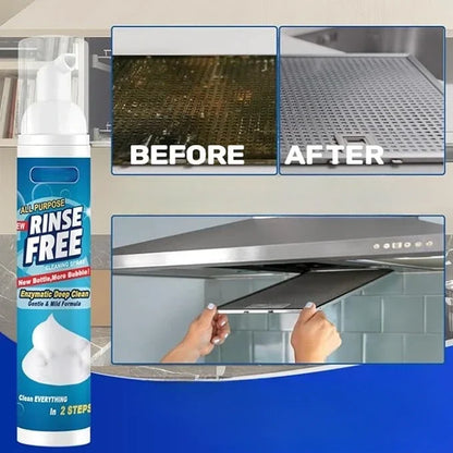 Kitchen Degreaser Spray Cleaner for Stove, Oven & Range Hood - Heavy-Duty Formula for Stainless Steel, Tile & Glass - Rinse-Free