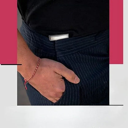 Clip-On Waistband Tightener for Loose Pants, Instant No-Sew Fit Adjuster Tool for Jeans, Trousers & Skirts, Discreet Metal Clip for Men &
