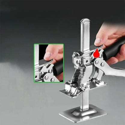 Cabinet Door Lift Jack with Adjustable Height Control for Woodworking Installation Projects DIY Renovation Trim Work Flooring