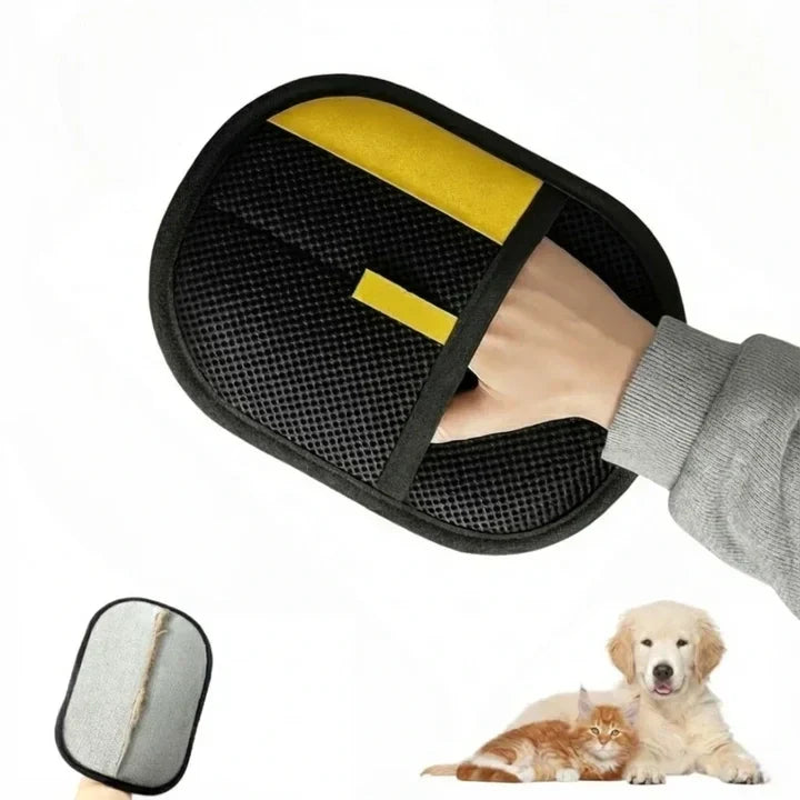 Reusable Fur Removal Mitt for Couch Carpet Bedding Dogs Cats Lint Brush Alternative No Vacuum Needed Quick Touch-Up Tool