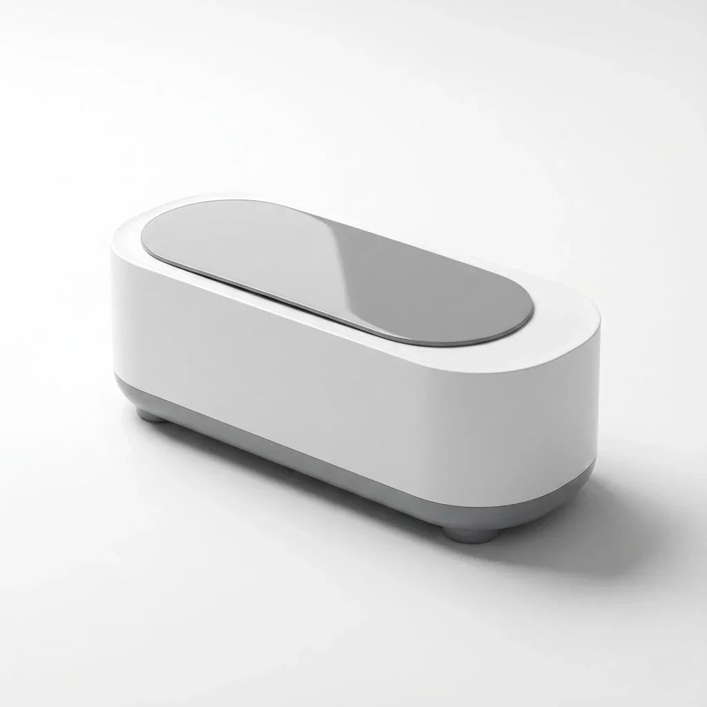 Portable Ultrasonic Jewelry Cleaner for Rings Watches Glasses Eyeglasses Makeup Brushes Small Items Deep Cleaning Machine Sonic Wave