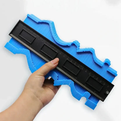 Profile Duplicator Tool for Laminate, Tile & Trim – Plastic Template Maker with Locking Pins for Woodworking & Flooring – DIY Layout Guide f