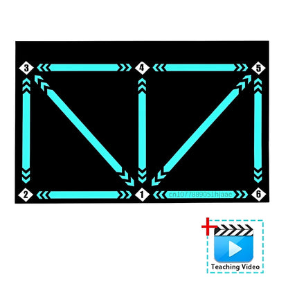 Pro Soccer Practice Mat with Online Coaching Videos