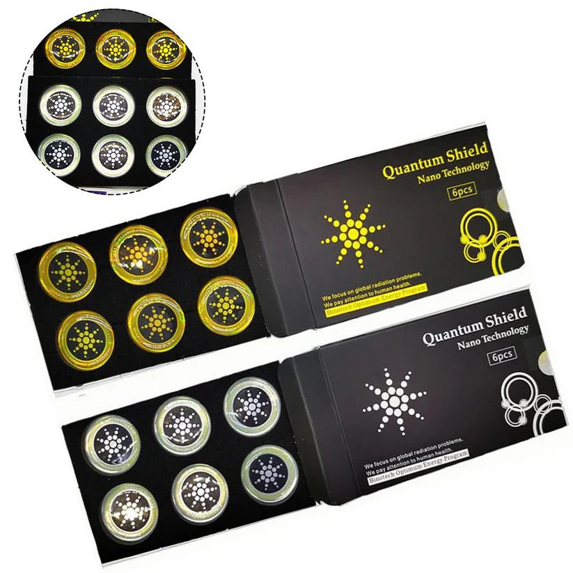 Protective Phone Laptop Tablet Radiation Stickers 6-Pack